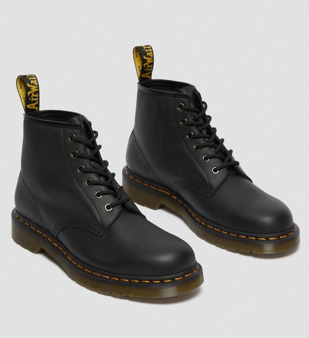 Dr. Martens 101 Nappa Leather Ankle Boots Black