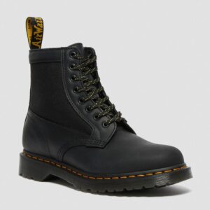 Dr. Martens 1460 Panel Leather Streeter+Extra Tough 50/50 Black фото