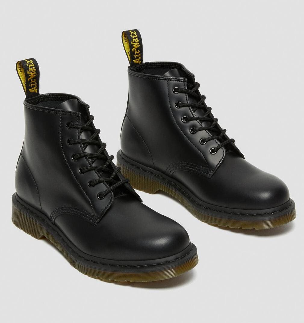 Dr. Martens 101 Smooth Leather Ankle Boots Black
