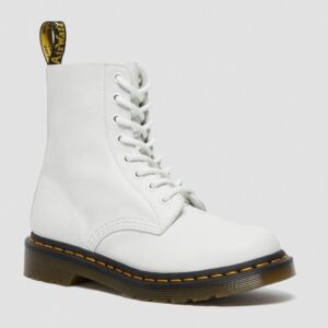 Dr. Martens 1460 Pascal Virginia Leather Ankle Boots White фото