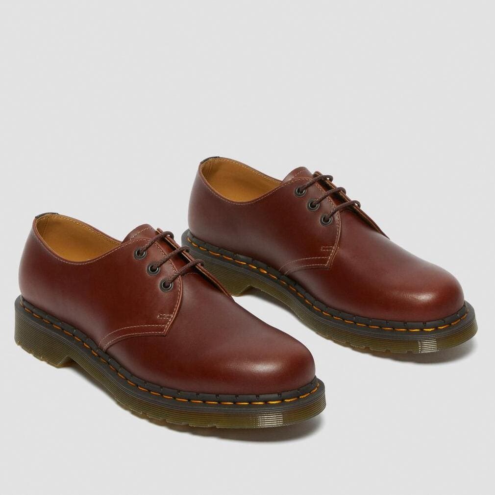 Dr. Martens 1461 Abruzzo WP Leather Oxford Shoes Brown+Black