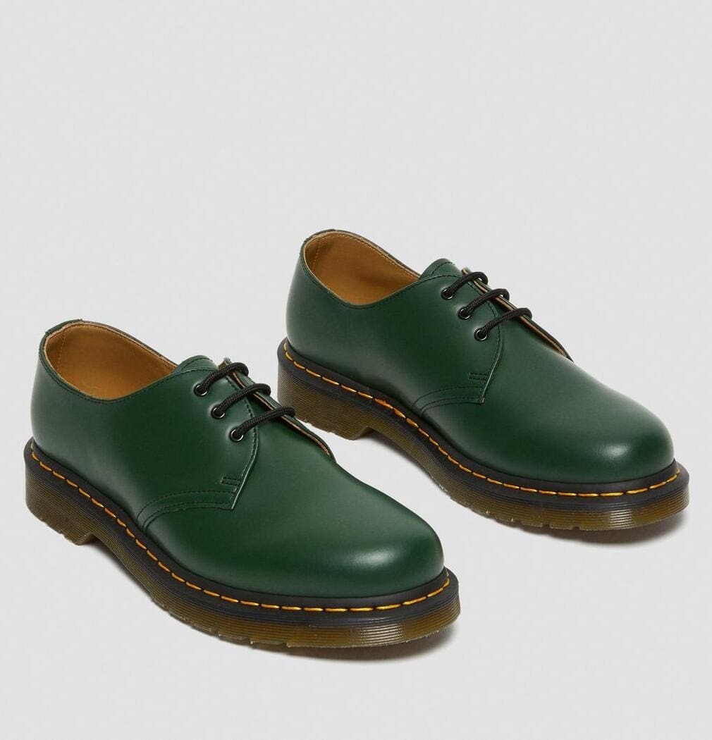 Dr. Martens 1461 Smooth Leather Oxford Shoes Green