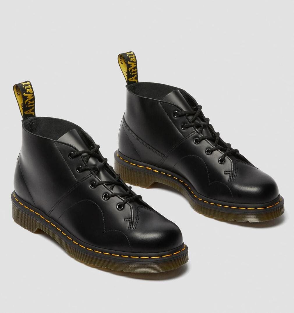 Dr. Martens Church Smooth Leather Monkey Boots Black