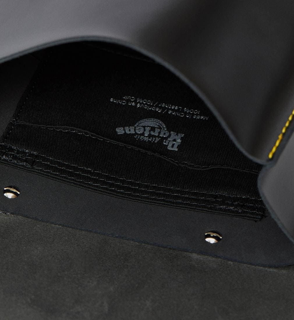 Dr. Martens Leather Mini Backpack Black Smooth+Kiev