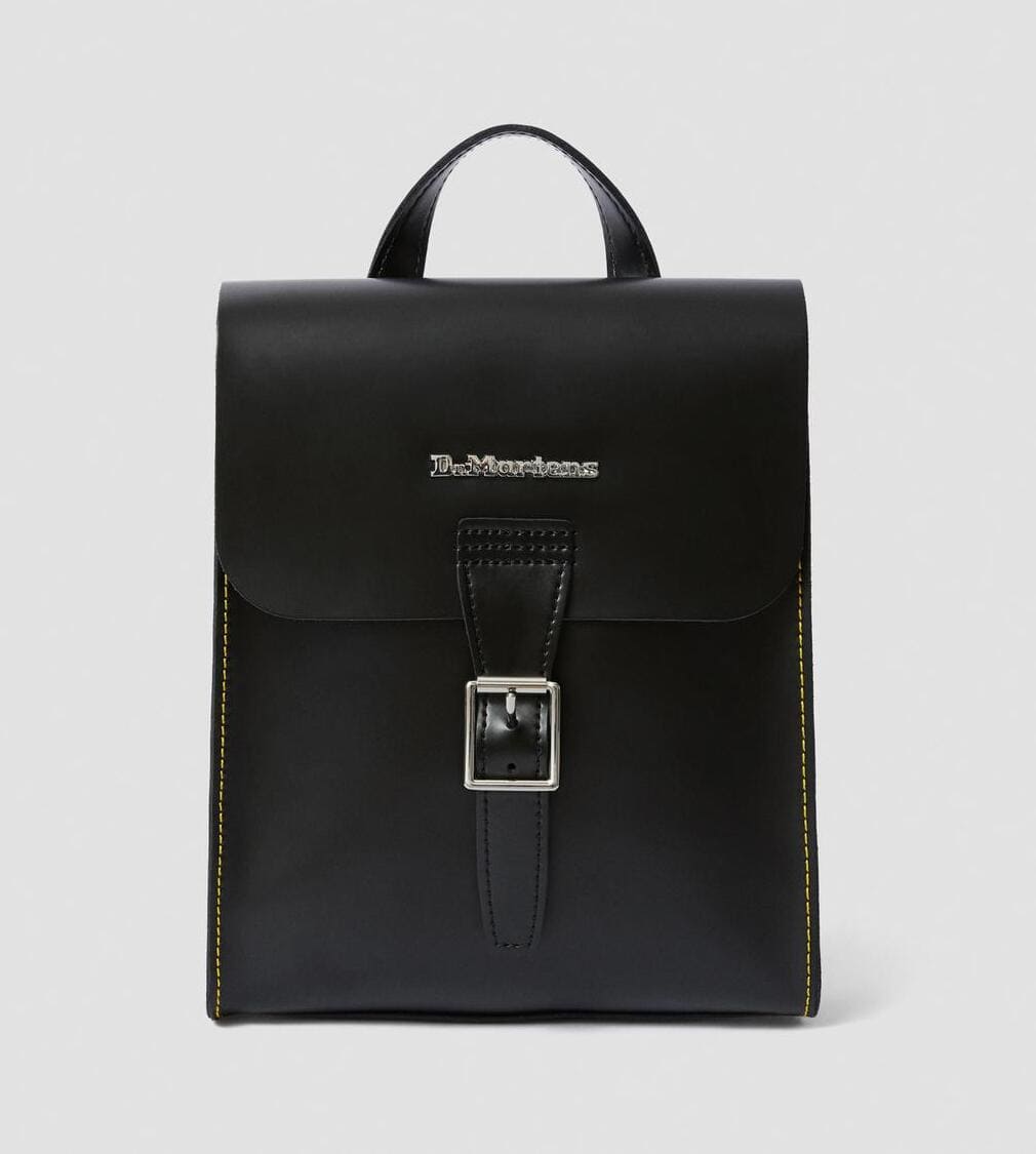 Dr. Martens Leather Mini Backpack Black Smooth+Kiev