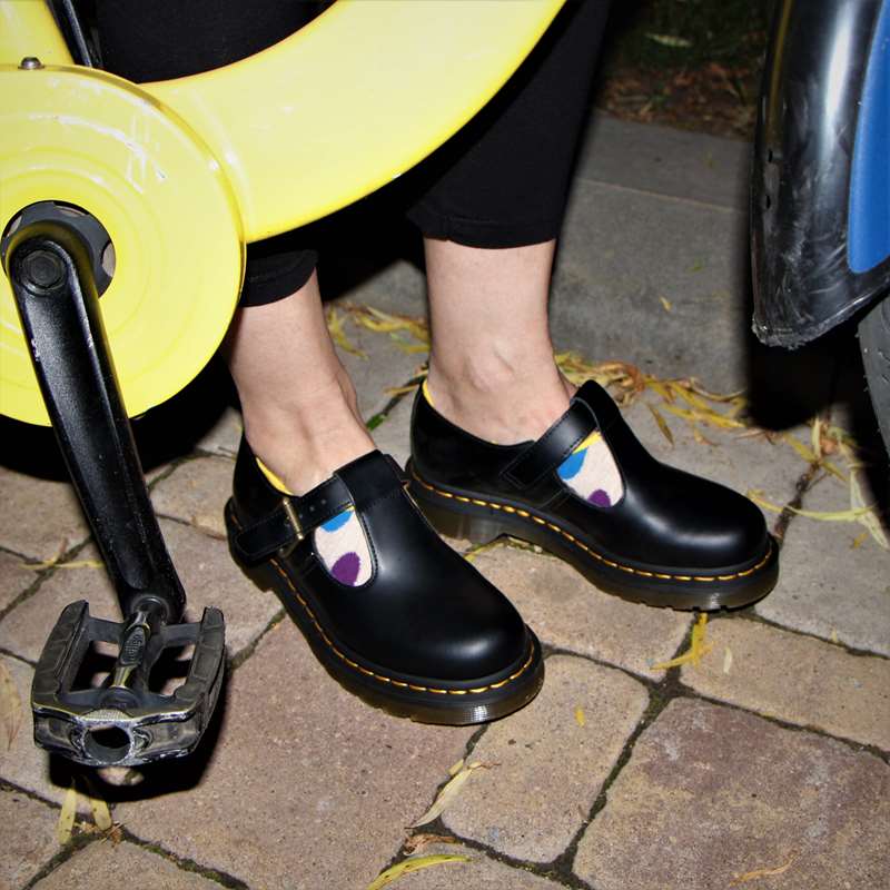 Dr. Martens Polley Smooth Leather Mary Jane Black