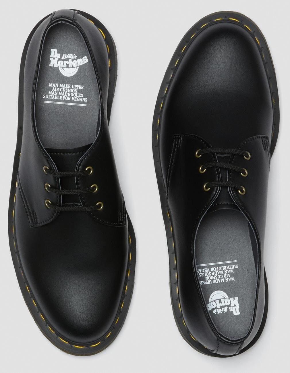 Dr. Martens Vegan 1461 Felix Rub Off Oxford Shoes Black