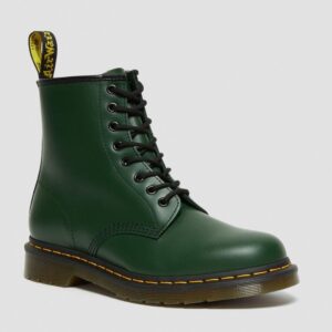 Dr Martens 1460 Smooth Leather Lace Up Boots Green фото
