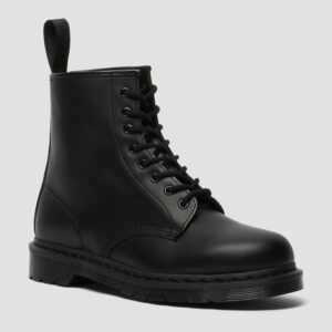 Dr. Martens 1460 Mono Smooth Leather Lace Up Boots Black фото