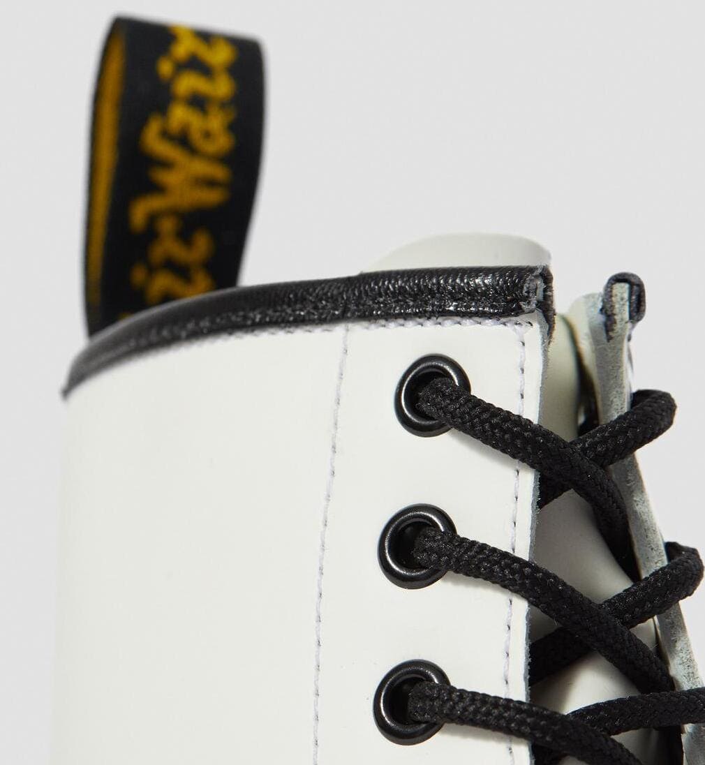 Dr. Martens 1460 Smooth Leather Lace Up Boots White