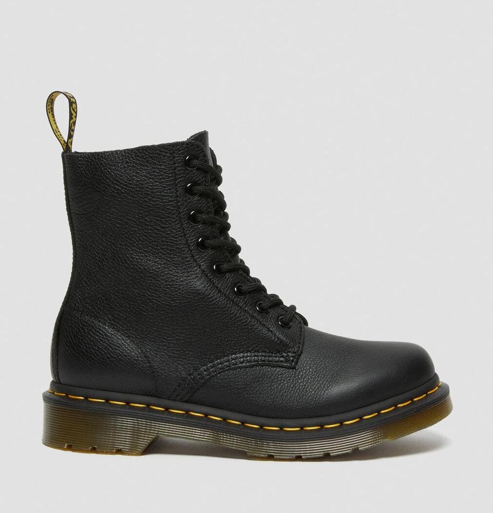 Dr. Martens 1460 Pascal Virginia Leather Ankle Boots Black
