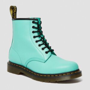 Dr. Martens 1460 Smooth Leather Lace Up Boots Peppermint Green фото