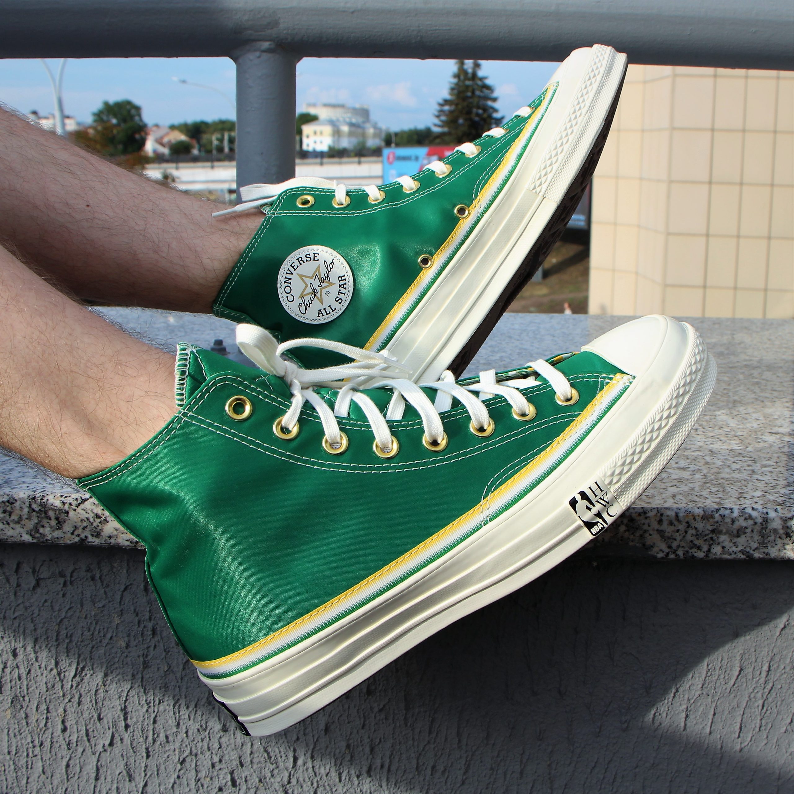 Converse Chuck 70 X NBA High Top Green/Green/Amarillo/Egret