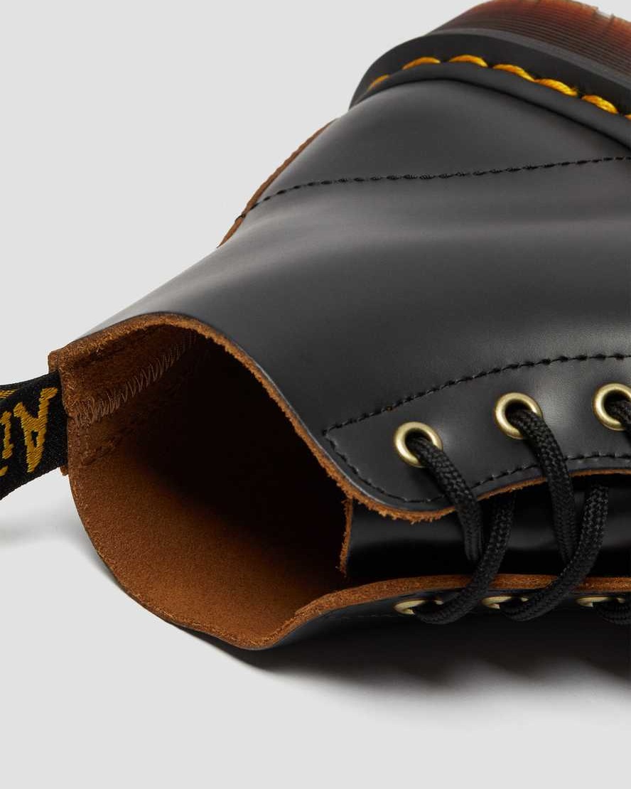 Dr. Martens 101 Vintage Smooth Leather Ankle Boots Black