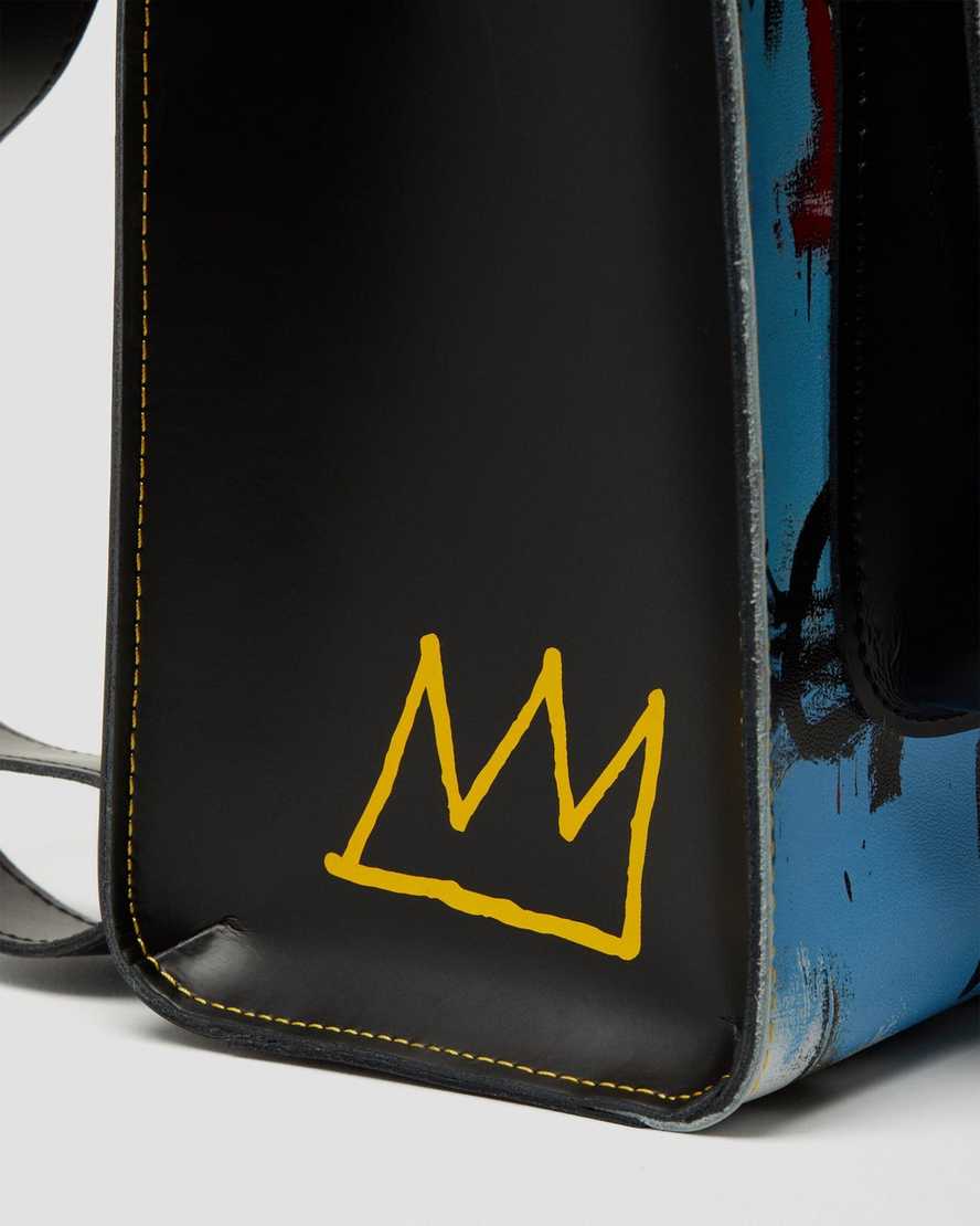 Dr. Martens Basquiat Leather Backpack Black Smooth