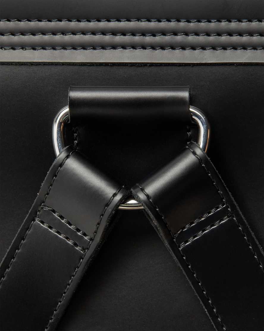 Dr. Martens Leather Box Backpack Black Kiev