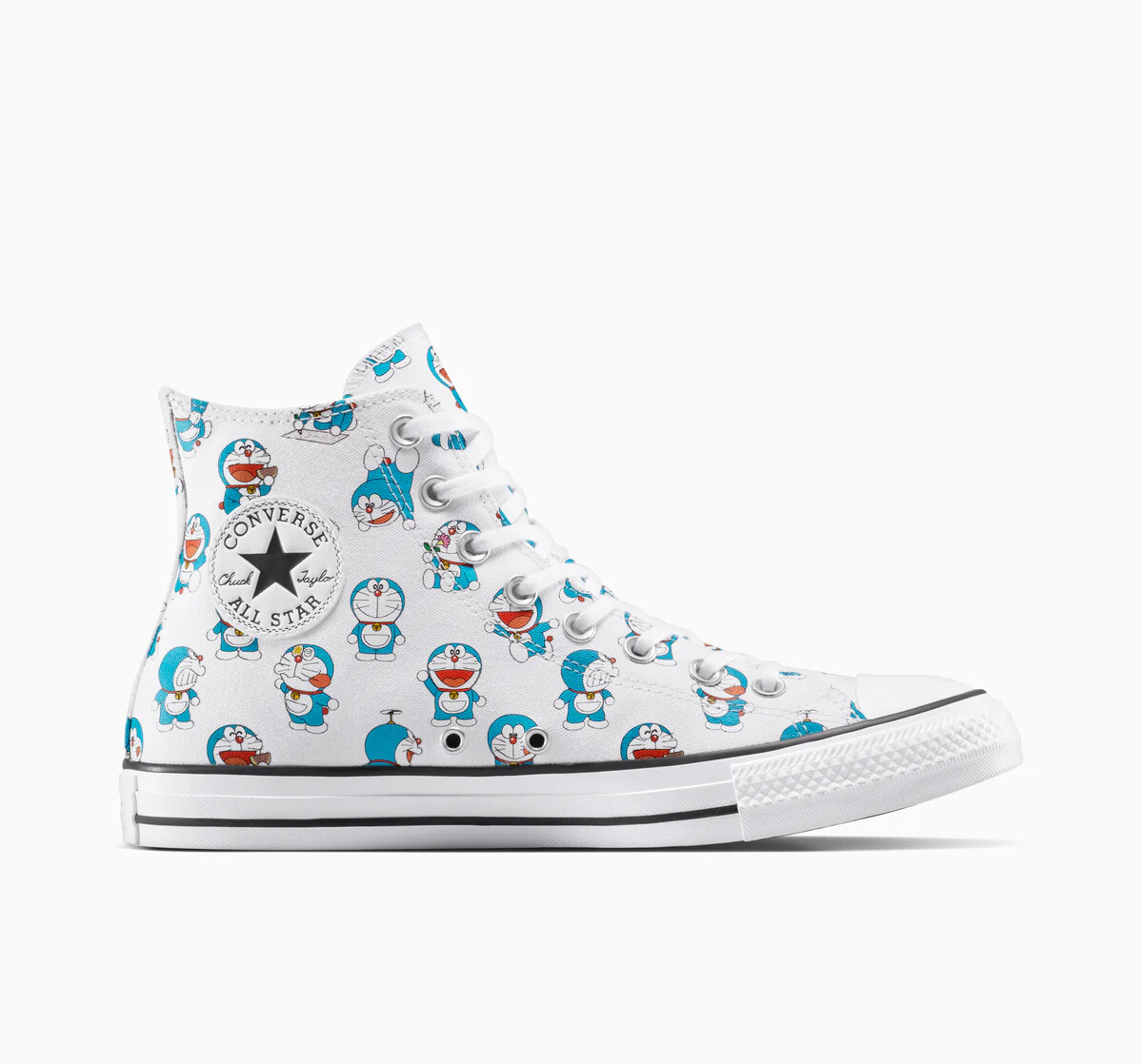 Converse-X-Doraemon-Chuck-Taylor-All-Star-HI WHITE-HAWAIIAN-GOLD-FLAMINGO-A15791C CONVERSE x DORAEMON Chuck Taylor All Star Hi White/Hawaiian Gold/Flamingo — изображение 1